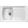 Deante zlewozmywak Lusitano ceramiczny biały 1k z/o 860x500x230, 3,5