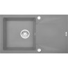 Deante zlewozmywak Evora szary metalik granit 1k z/o 780x440x193, 3,5