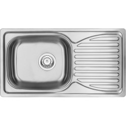 Deante zlewozmywak Doppio satyna 1k z/o 780x430x160, 3,5"