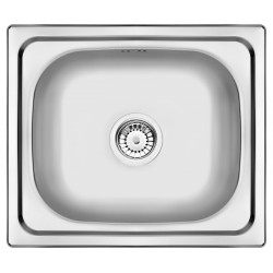 Deante zlewozmywak Doppio satyna 1k b/o 480x430x180, 3,5"