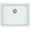 Deante zlewozmywak Sabor ceramiczny z kołnierzem biały 1k b/o 595x475x220, 3,5