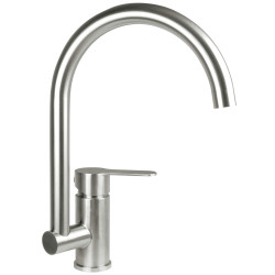 Deante Lupo bateria kuchenna stal szczotkowana