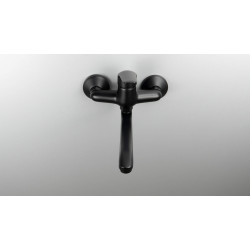 Deante bateria Boro nero zlewozmywakowa ścienna