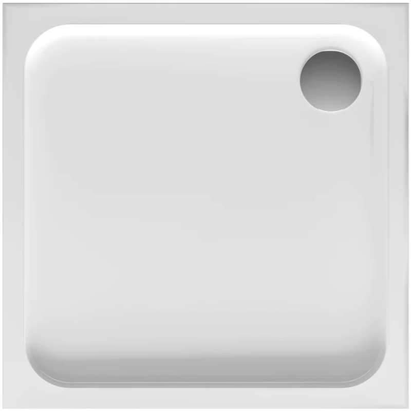 Polimat brodzik kwadratowy kompaktowy Full 80x80 z syfonem