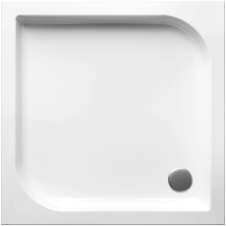 Polimat brodzik kwadratowy Tenor 80x80 z syfonem