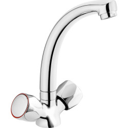 Deante Teno bateria umywalkowa chrom