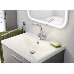 Deante Teno bateria umywalkowa chrom