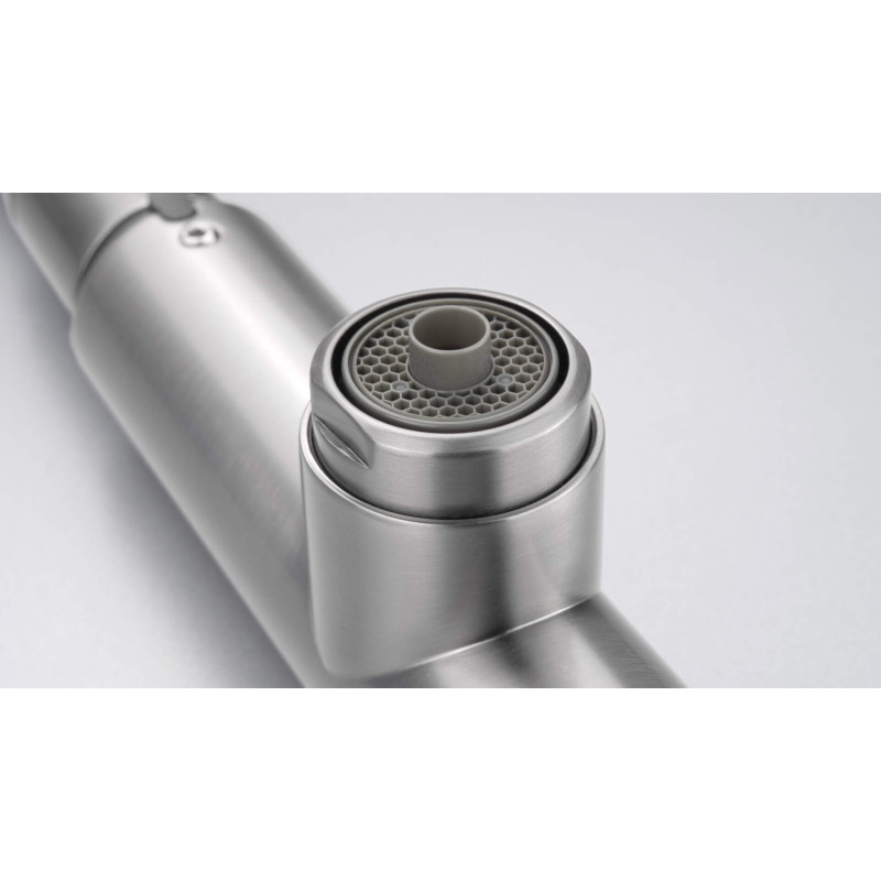 Deante bateria Eridan stal szczotkowana zlewozmywakowa