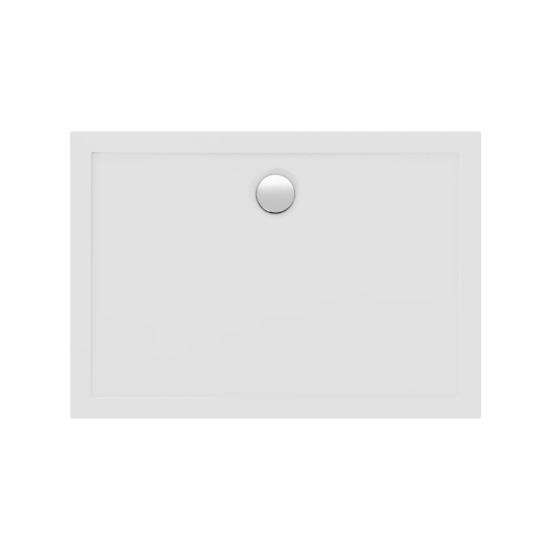 Polimat brodzik prostokątny kompaktowy Lider 90x70 z syfonem