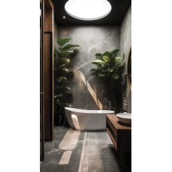 Deante wanna akrylowa wolnostojąca Arnika asymetryczna, 150 cm