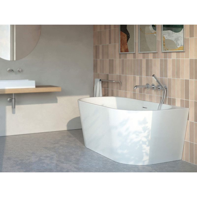 Deante wanna akrylowa przyścienna Silia, 160 cm