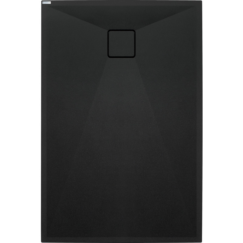 Deante brodzik Correo prostokątny, nero granitowy, 140x80 cm