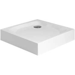 Polimat brodzik kwadratowy kompaktowy Nowy Styl 90x90 z syfonem