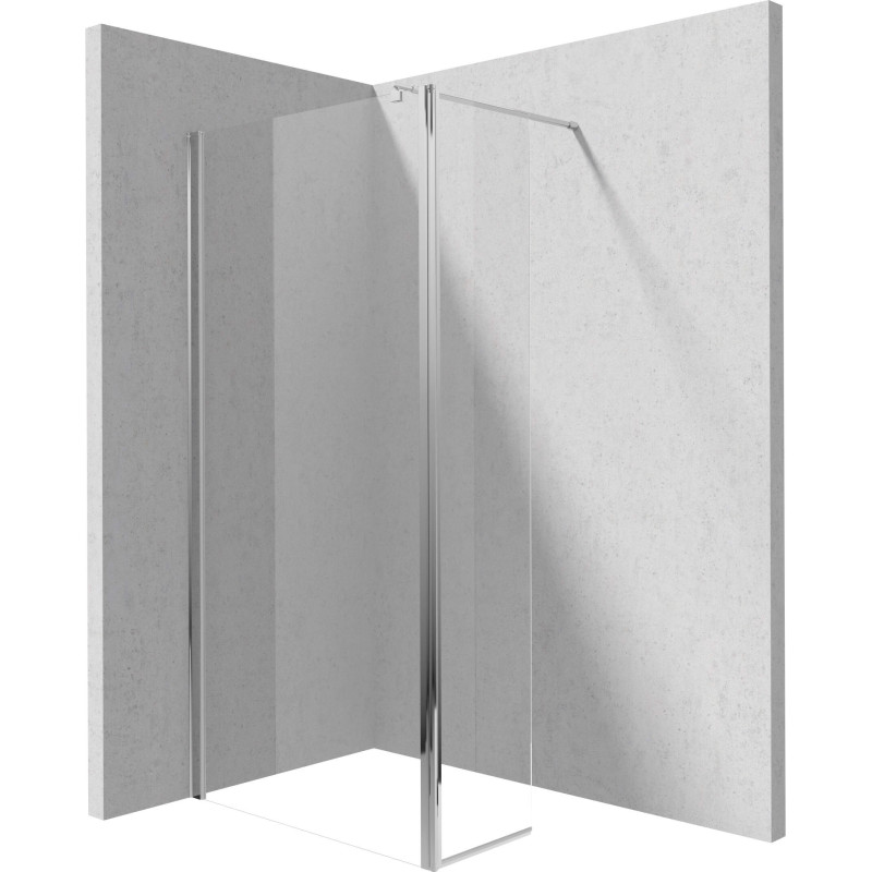 Deante ruchomy panel do walk-in kerria plus chrom