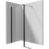Deante ruchomy panel do walk-in kerria plus nero