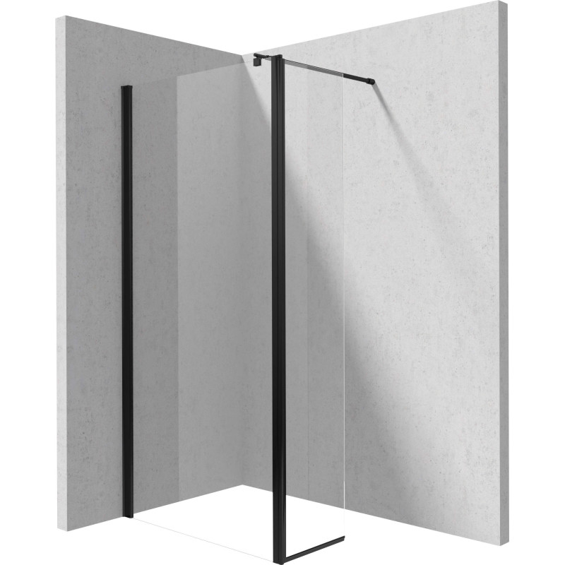 Deante ruchomy panel do walk-in kerria plus nero