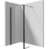 Deante ruchomy panel do walk-in kerria plus nero