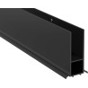 Deante profil przyścienny szeroki 7x200 cm do systemu kerria plus nero