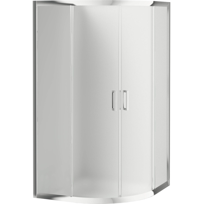 Deante Funkia kabina półokrągła, szkło szronione, wys. 170 cm, 90x90 cm