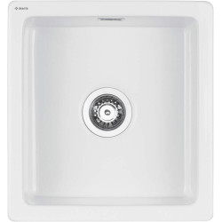 Deante zlewozmywak Sabor ceramiczny biały 1k b/o 475x450x215