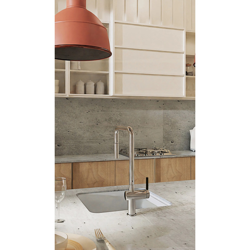 Deante zlewozmywak Momi alabaster granit 1k 500x450x230 mm