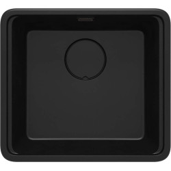 Deante zlewozmywak Momi nero granit 1k 500x450x230 mm