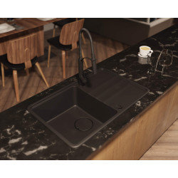 Deante zlewozmywak Momi nero granit 1k z/o 780x500x230 mm