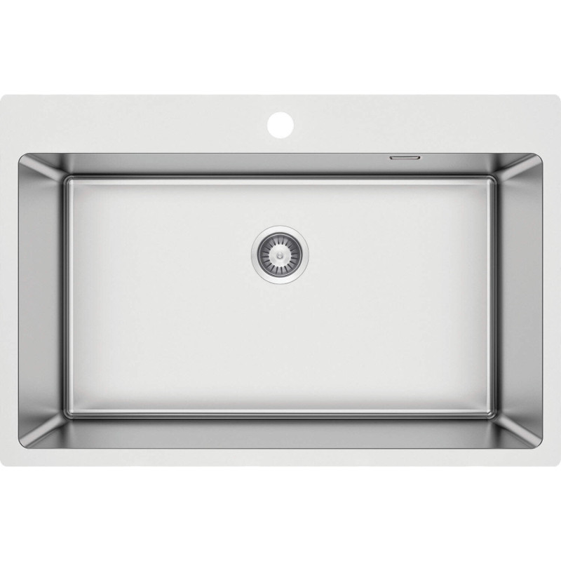 Deante zlewozmywak Olfato stal szczotkowana 1k b/o, 760x505x200, 3,5"