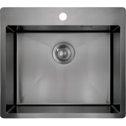 Deante zlewozmywak Olfato precious titanium 1k b/o, 550x505x200, 3,5"