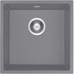 Deante komora podblatowa Corda szary metalik granit 440x440x194 3,5