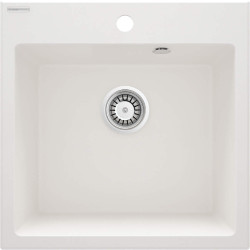 Deante zlewozmywak Evora alabaster granit 1k 500x500x216, 3,5