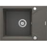 Deante zlewozmywak Evora antracyt metalik granit 1k z/ko 590x440x193, 3,5