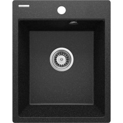 Deante zlewozmywak Corio grafit granit 1k b/o 400x500x211, 3,5