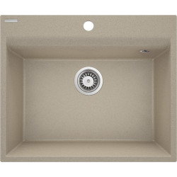 Deante zlewozmywak Corio piaskowy granit 1k b/o 600x500x216, 3,5
