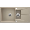 Deante zlewozmywak Corio piaskowy granit 1,5k z/o 970x500x215, 3,5 + zaślepka otworu