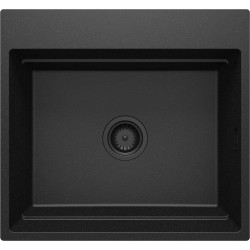 Deante zlewozmywak Magnetic grafit metalik granit 1k 560x520x220, 3,5