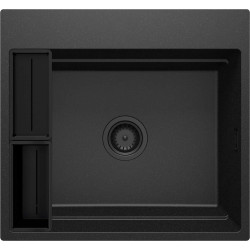 Deante zlewozmywak Magnetic grafit metalik granit 1k 560x520x220, 3,5