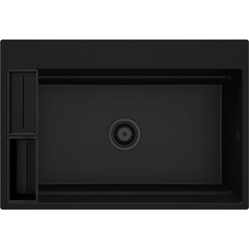 Deante zlewozmywak Magnetic nero granit 1k 760x520x220, 3,5