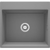 Deante zlewozmywak Magnetic szary metalik granit 1k 560x520x220, 3,5