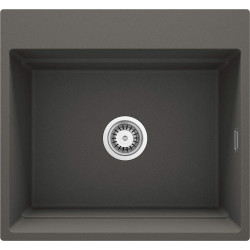 Deante zlewozmywak Magnetic antracyt metalik granit 1k 560x520x220, 3,5