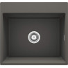 Deante zlewozmywak Magnetic antracyt metalik granit 1k 560x520x220, 3,5