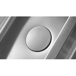 Deante maskownica odpływu zlewozmywaka 3,5, okrągła, stal szczotkowana