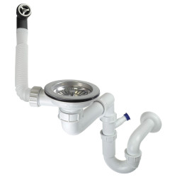 Deante osprzęt space-saver do zlewozmywaków granitowych 1-kom. 3,5 bez korka automatycznego