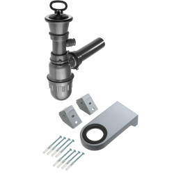 Deante osprzęt z podłączeniem do pralki/zmywarki + uchwyty montażowy ścienny