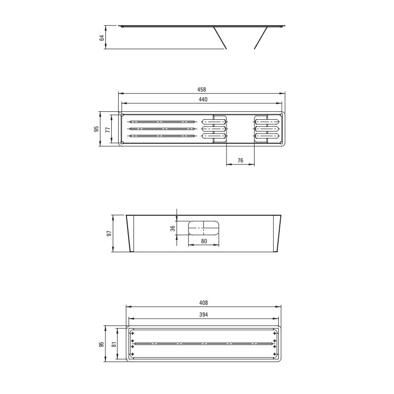Deante Magnetic stal szczotkowana, komplet koszyk i stojak, 2 elementy