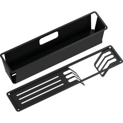 Deante Magnetic nero, komplet koszyk i stojak, 2 elementy