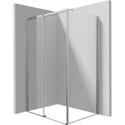 Deante KERRIA PLUS - Kabina przesuwna prysznicowa prostokątna 100x90 cm - chrom