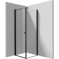 Deante KERRIA PLUS - Kabina prysznicowa kwadratowa 80x80 cm - nero