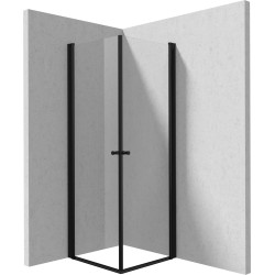 Deante KERRIA PLUS - Kabina prysznicowa kwadratowa 90x90 cm - nero