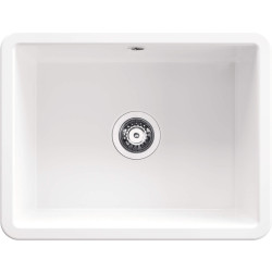 Deante zlewozmywak Lumi ceramiczny biały 1k b/o 557x430x220, 3,5